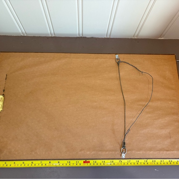 Vintage Winter Girl Art Print with Gold Frame - Picture 3 of 4